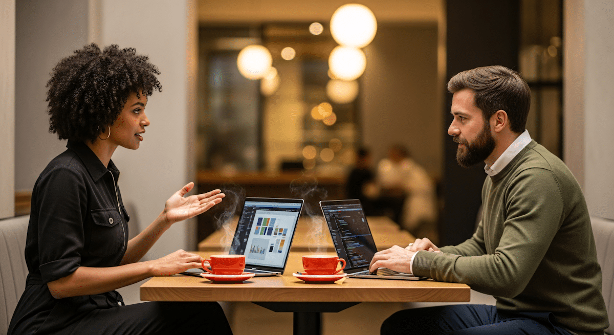 Profesionales cerrando un acuerdo de negocios con Brasil